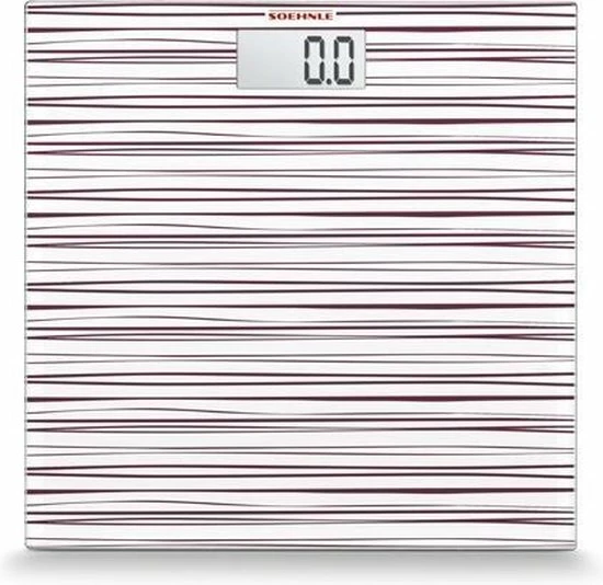 Soehnle 63840 3 Elektronisch Vierkant Rood, Wit 3 Soehnle 63840 3 Elektronisch Vierkant Rood, Wit