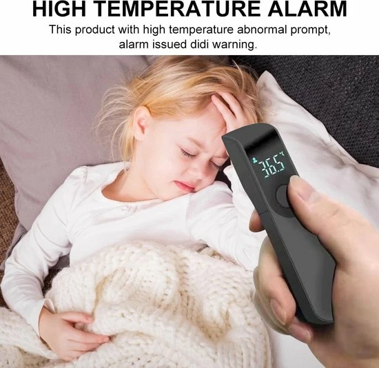 Thermometer| Voorhoofd | Infrarood | Extensso® | Mini | 12 cm Thermometer| Voorhoofd | Infrarood | Extensso® | Mini | 12 Cm -Silvergear Shop 550x534 3