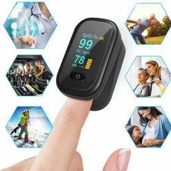 Interesting Living? Saturatiemeter - Zuurstofmeter - C02 Meter - Voor Om De Vinger - Oximeter - Draagbaar - Zwart - Voor Thuis - Mini 12 Interesting Living? Saturatiemeter - Zuurstofmeter - C02 Meter - Voor Om De Vinger - Oximeter - Draagbaar - Zwart - Voor Thuis - Mini -Silvergear Shop 550x535 2