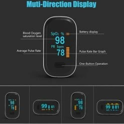 Interesting Living? Saturatiemeter - Zuurstofmeter - C02 Meter - Voor Om De Vinger - Oximeter - Draagbaar - Zwart - Voor Thuis - Mini 10 Interesting Living? Saturatiemeter - Zuurstofmeter - C02 Meter - Voor Om De Vinger - Oximeter - Draagbaar - Zwart - Voor Thuis - Mini -Silvergear Shop 550x537 5