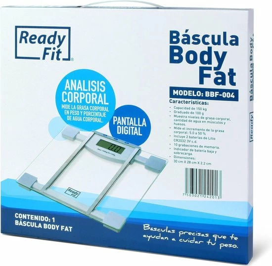 TakeCare Digitale Lichaamsanalyse Weegschaal Met LCD Display 6 TakeCare Digitale Lichaamsanalyse Weegschaal Met LCD Display - Afbeelding 4