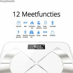 EazyGoods - Personenweegschaal Met Lichaamsanalyse -Silvergear Shop 550x543 5