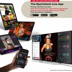 Sportstech Weegschaal - Groot Display - 30 Dagen Acculooptijd - BBS300 - Personenweegschaal - Zwart 22 Sportstech Weegschaal - Groot Display - 30 Dagen Acculooptijd - BBS300 - Personenweegschaal - Zwart -Silvergear Shop 550x543 7