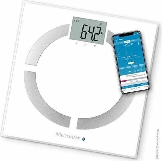 Medisana BS444 Connect - Lichaamsanalyseweegschaal - Wit Medisana BS444 Connect - Lichaamsanalyseweegschaal - Wit -Silvergear Shop 550x546 8