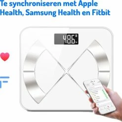 EazyGoods - Personenweegschaal Met Lichaamsanalyse -Silvergear Shop 550x547 3