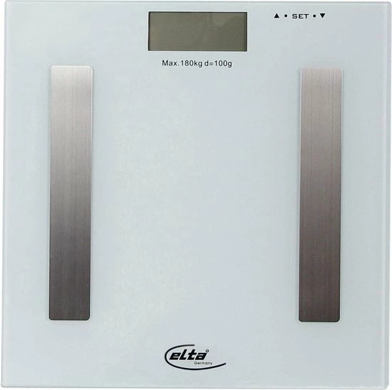 Ariko Elta Digitale Body - Fit Weegschaal - Personenweegschaal - Analyseweegschaal - Wit - Grijs - Afmetingen 28 X 28 X 2.5 Cm - Maximaal 180 KG - Inclusief 2 X AAA Batterijen 3 Ariko Elta Digitale Body - Fit Weegschaal - Personenweegschaal - Analyseweegschaal - Wit - Grijs - Afmetingen 28 X 28 X 2.5 Cm - Maximaal 180 KG - Inclusief 2 X AAA Batterijen