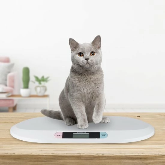 Relaxdays Babyweegschaal Digitaal - Digitale Babyweegschaal - Wit - 10g Tot 20kg 5 Relaxdays Babyweegschaal Digitaal - Digitale Babyweegschaal - Wit - 10g Tot 20kg - Afbeelding 3