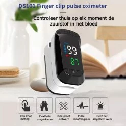 Royal Swiss - Saturatiemeter - Oximeter - Zuurstofmeter Vinger Met Digitale Hartslagmeter - Meet Zuurstofgehalte In Het Bloed -Silvergear Shop 550x549 21