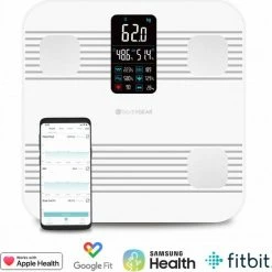 Silvergear Premium Slimme Weegschaal Met Hartslagmeter – 17x Lichaamsanalyse Metingen - Gratis App - Wit 24 Silvergear Premium Slimme Weegschaal Met Hartslagmeter – 17x Lichaamsanalyse Metingen - Gratis App - Wit -Silvergear Shop 550x549