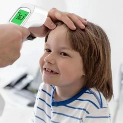 BREND Wueps Infrarood Digitale Thermometer Met LCD Display - Geschikt Voor Alle Leeftijden - Met Geheugen -Silvergear Shop 550x550 104