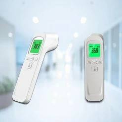 BREND Wueps Infrarood Digitale Thermometer Met LCD Display - Geschikt Voor Alle Leeftijden - Met Geheugen -Silvergear Shop 550x550 105