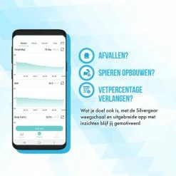 Silvergear Bluetooth Personenweegschaal - Met Zeer Volledige Lichaamsanalyse Met Vetpercentage ? Inclusief Analyse App ? Zwart 18 Silvergear Bluetooth Personenweegschaal - Met Zeer Volledige Lichaamsanalyse Met Vetpercentage ? Inclusief Analyse App ? Zwart -Silvergear Shop 550x550 11