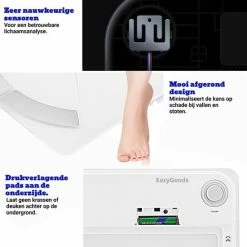 EazyGoods - Personenweegschaal Met Lichaamsanalyse -Silvergear Shop 550x550 126