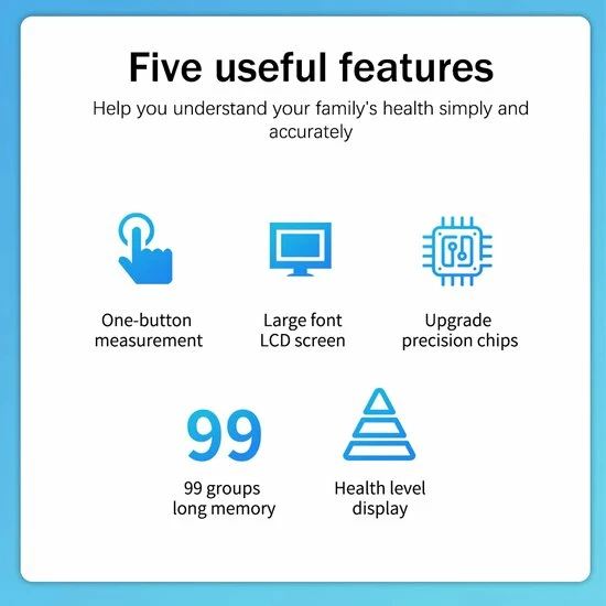 Yonrow Bloeddrukmeter ? Digitale Oximeter - Digitale Poles Bloeddrukmeter - Digitale Hartslagmeter - Hartslagmeter - AAA-batterij Bloeddrukmeter (niet Inbegrepen) 5 Yonrow Bloeddrukmeter ? Digitale Oximeter - Digitale Poles Bloeddrukmeter - Digitale Hartslagmeter - Hartslagmeter - AAA-batterij Bloeddrukmeter (niet Inbegrepen) - Afbeelding 3