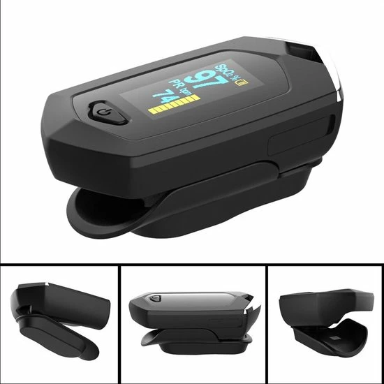 Yonrow Saturatiemeter Oplaadbaar- Zuurstofmeter Vinger - Oximeter Met Spo2 - Pulse Oximeter - Oplaadbare Digitale Vingertop Pulsoxymeter - Bloedzuurstofmeter Vinger - Zuurstofmeter 7 Yonrow Saturatiemeter Oplaadbaar- Zuurstofmeter Vinger - Oximeter Met Spo2 - Pulse Oximeter - Oplaadbare Digitale Vingertop Pulsoxymeter - Bloedzuurstofmeter Vinger - Zuurstofmeter - Afbeelding 5