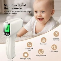 Neymo Thermometer Lichaam Infrarood FR2020 ? Thermometer Koorts ? Thermometer Voorhoofd ? Koortsthermometer Voor Volwassenen 5 Neymo Thermometer Lichaam Infrarood FR2020 ? Thermometer Koorts ? Thermometer Voorhoofd ? Koortsthermometer Voor Volwassenen -Silvergear Shop 550x550 173