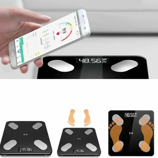 IVOL Bluetooth Weegschaal Met Lichaamsanalyse - IOS/Android App 5 IVOL Bluetooth Weegschaal Met Lichaamsanalyse - IOS/Android App - Afbeelding 3