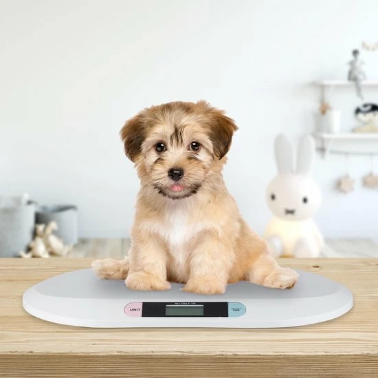 Relaxdays Babyweegschaal Digitaal - Digitale Babyweegschaal - Wit - 10g Tot 20kg 7 Relaxdays Babyweegschaal Digitaal - Digitale Babyweegschaal - Wit - 10g Tot 20kg - Afbeelding 5