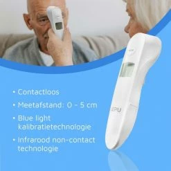 LEPU Medical Lepu Infrarood Thermometer Voorhoofd - Koortsthermometer - Veilig - Volwassenen En Kind - Snel En Accuraat - Digitale Contactloze Thermometer - Meet Lichaamstemperatuur En Vloeistoffen 13 LEPU Medical Lepu Infrarood Thermometer Voorhoofd - Koortsthermometer - Veilig - Volwassenen En Kind - Snel En Accuraat - Digitale Contactloze Thermometer - Meet Lichaamstemperatuur En Vloeistoffen -Silvergear Shop 550x550 185