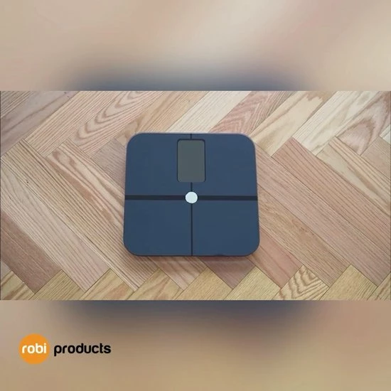 Robi S9 Personenweegschaal met Lichaamsanalyse - Zwart Robi Products Robi S9 Personenweegschaal Met Lichaamsanalyse - Zwart -Silvergear Shop 550x550 19