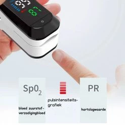 Royal Swiss - Saturatiemeter - Oximeter - Zuurstofmeter Vinger Met Digitale Hartslagmeter - Meet Zuurstofgehalte In Het Bloed -Silvergear Shop 550x550 218
