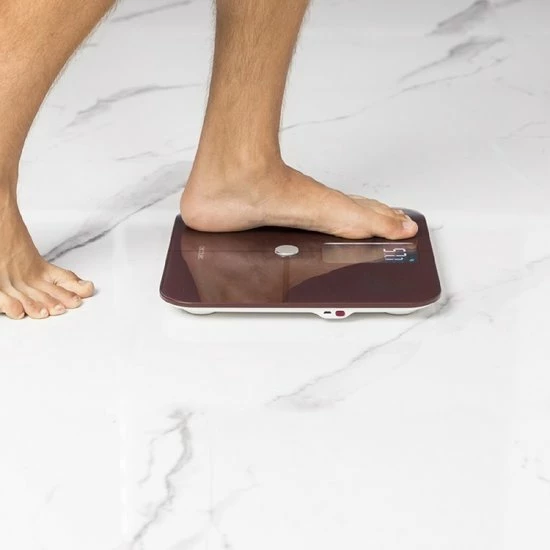 Cecotec Badkamerweegschaal Surface Precision 10400 Smart Healthy Vision Garnet 8 Cecotec Badkamerweegschaal Surface Precision 10400 Smart Healthy Vision Garnet - Afbeelding 6