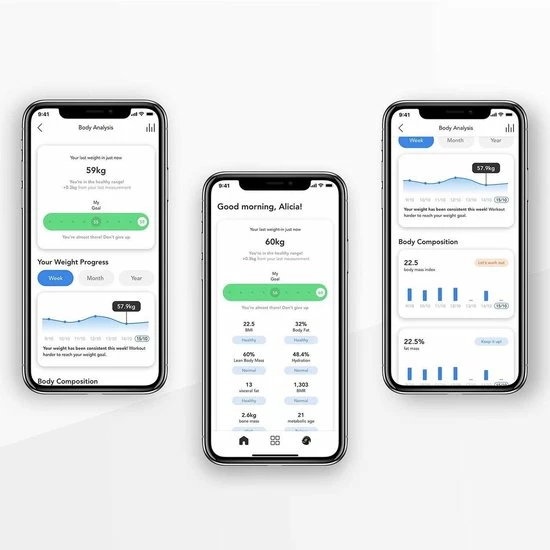 NOERDEN MINIMI - Elektronische Weegschaal - Wit 6 NOERDEN MINIMI - Elektronische Weegschaal - Wit - Afbeelding 4