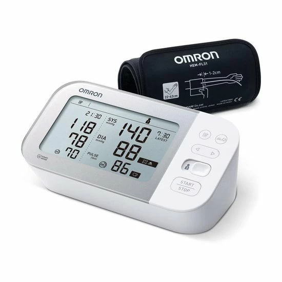OMRON X7 Smart Bloeddrukmeter Bovenarm - Blood Pressure Monitor - Klinisch Gevalideerd - met Mobiele App - 22 tot 42 cm Manchet OMRON X7 Smart Bloeddrukmeter Bovenarm - Blood Pressure Monitor - Klinisch Gevalideerd - Met Mobiele App - 22 Tot 42 Cm Manchet -Silvergear Shop 550x550 26