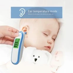 ControlParenting Oorthermometer - LCD Scherm - Koortsthermometer - Infrarood Thermometer - Thermometer Voorhoofd - Wit/Blauw -Silvergear Shop 550x550 261