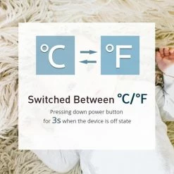 ControlParenting Oorthermometer - LCD Scherm - Koortsthermometer - Infrarood Thermometer - Thermometer Voorhoofd - Wit/Blauw -Silvergear Shop 550x550 262