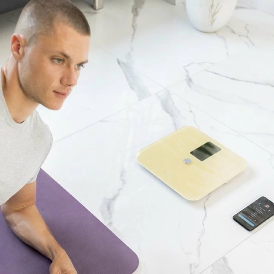 Cecotec Badkamerweegschaal Surface Precision 10400 Smart Healthy Vision Yellow 5 Cecotec Badkamerweegschaal Surface Precision 10400 Smart Healthy Vision Yellow - Afbeelding 3