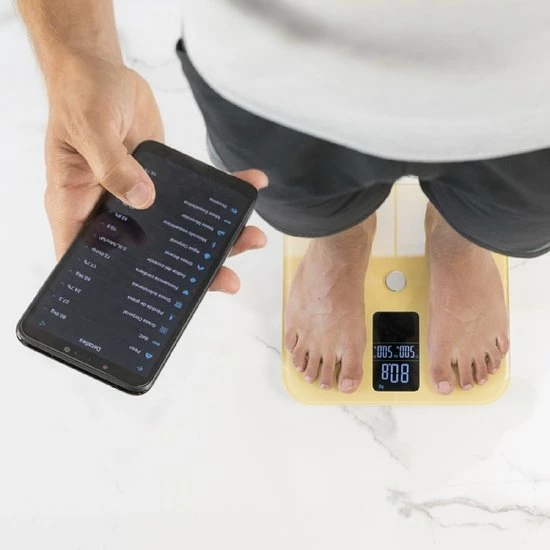 Cecotec Badkamerweegschaal Surface Precision 10400 Smart Healthy Vision Yellow 6 Cecotec Badkamerweegschaal Surface Precision 10400 Smart Healthy Vision Yellow - Afbeelding 4