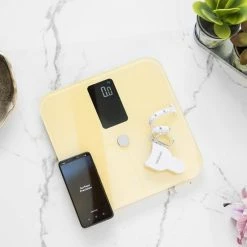 Cecotec Badkamerweegschaal Surface Precision 10400 Smart Healthy Vision Yellow 24 Cecotec Badkamerweegschaal Surface Precision 10400 Smart Healthy Vision Yellow -Silvergear Shop 550x550 275