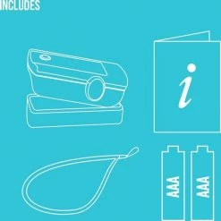 HoMedics Vingerpuls Oximeter - Saturatiemeter - Hartslagmeter 7 HoMedics Vingerpuls Oximeter - Saturatiemeter - Hartslagmeter -Silvergear Shop 550x550 300