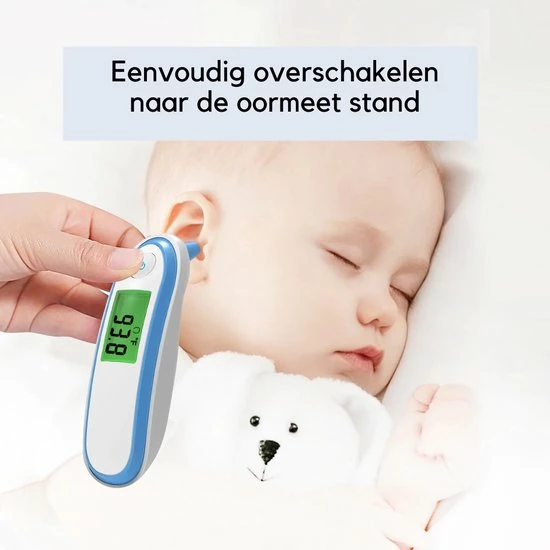 Interesting Living Oorthermometer - Digitaal - Nauwkeurig - Ook Voor Kinderen En Baby?s - Voorhoofd Thermometer - Multifunctioneel - Temperatuurmeter 5 Interesting Living Oorthermometer - Digitaal - Nauwkeurig - Ook Voor Kinderen En Baby?s - Voorhoofd Thermometer - Multifunctioneel - Temperatuurmeter - Afbeelding 3