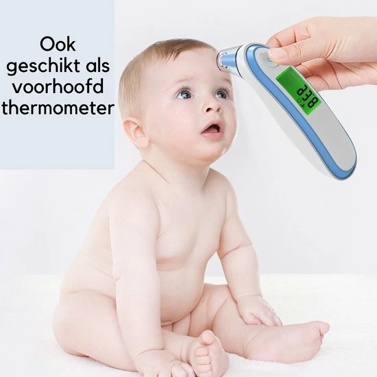 Interesting Living Oorthermometer - Digitaal - Nauwkeurig - Ook Voor Kinderen En Baby?s - Voorhoofd Thermometer - Multifunctioneel - Temperatuurmeter 7 Interesting Living Oorthermometer - Digitaal - Nauwkeurig - Ook Voor Kinderen En Baby?s - Voorhoofd Thermometer - Multifunctioneel - Temperatuurmeter - Afbeelding 5