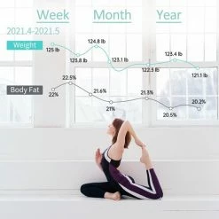 UltraMed® Smart Lichaamsanalyse Personenweegschaal - 13 Lichaamssamenstellinganalyse - Gratis App - Android/iOS 6 UltraMed® Smart Lichaamsanalyse Personenweegschaal - 13 Lichaamssamenstellinganalyse - Gratis App - Android/iOS -Silvergear Shop 550x550 345