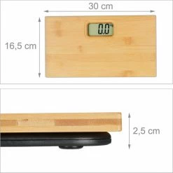 Relaxdays Personenweegschaal Digitaal - Tot 180 Kg - Smalle Bamboe Weegschaal - 100 Gram 16 Relaxdays Personenweegschaal Digitaal - Tot 180 Kg - Smalle Bamboe Weegschaal - 100 Gram -Silvergear Shop 550x550 381