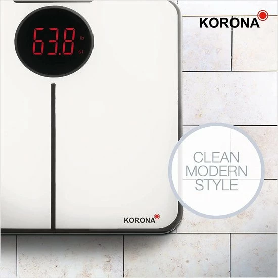 Korona Sabrina Personenweegschaal Met XXL Display 8 Korona Sabrina Personenweegschaal Met XXL Display - Afbeelding 6