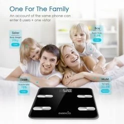 Easehold Bluetooth Personenweegschaal Met Volledige Lichaamsanalyse 11 Easehold Bluetooth Personenweegschaal Met Volledige Lichaamsanalyse -Silvergear Shop 550x550 444