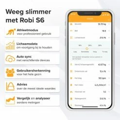 Robi Products Robi S6 Personenweegschaal Met Lichaamsanalyse 15 Robi Products Robi S6 Personenweegschaal Met Lichaamsanalyse -Silvergear Shop 550x550 46