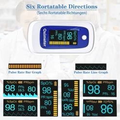 MomMed Pulse Oximeter, Oxygen Saturation Meter Finger, Oximeter With Omnidirectional OLED Screen Display, Portable Lightweight Pulse Oximeter Finger Pulse Oximeter With Lanyard And Batteries 11 MomMed Pulse Oximeter, Oxygen Saturation Meter Finger, Oximeter With Omnidirectional OLED Screen Display, Portable Lightweight Pulse Oximeter Finger Pulse Oximeter With Lanyard And Batteries -Silvergear Shop 550x550 53