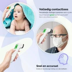 Bintoi? XE200 - Thermometer - Temperatuurmeter - Koortsthermometer -Silvergear Shop 550x550 57