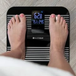 Silvergear Premium Slimme Weegschaal Met Hartslagmeter – 17x Lichaamsanalyse Metingen - Gratis App - Wit 20 Silvergear Premium Slimme Weegschaal Met Hartslagmeter – 17x Lichaamsanalyse Metingen - Gratis App - Wit -Silvergear Shop 550x550 6