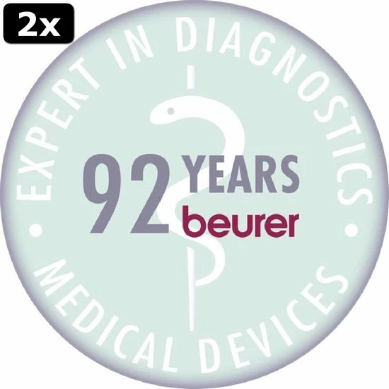 2x Beurer BM35 Bloeddrukmeter Bovenarm - Hartritmestoornis Herkenning 7 2x Beurer BM35 Bloeddrukmeter Bovenarm - Hartritmestoornis Herkenning - Afbeelding 5