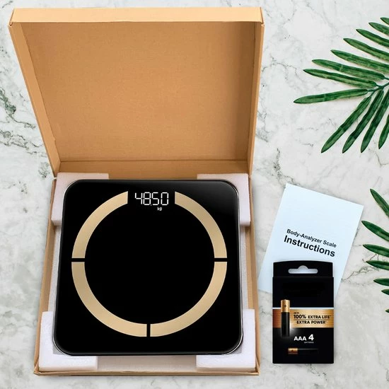 New Goods Company - Slimme Weegschaal met App - 12x Lichaamsanalyse o.a. Gewicht - Vetpercentage - BMI New Goods Company - Slimme Weegschaal Met App - 12x Lichaamsanalyse O.a. Gewicht - Vetpercentage - BMI -Silvergear Shop 550x550 79