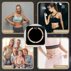 New Goods Company - Slimme Weegschaal Met App - 12x Lichaamsanalyse O.a. Gewicht - Vetpercentage - BMI 9 New Goods Company - Slimme Weegschaal Met App - 12x Lichaamsanalyse O.a. Gewicht - Vetpercentage - BMI -Silvergear Shop 550x550 80