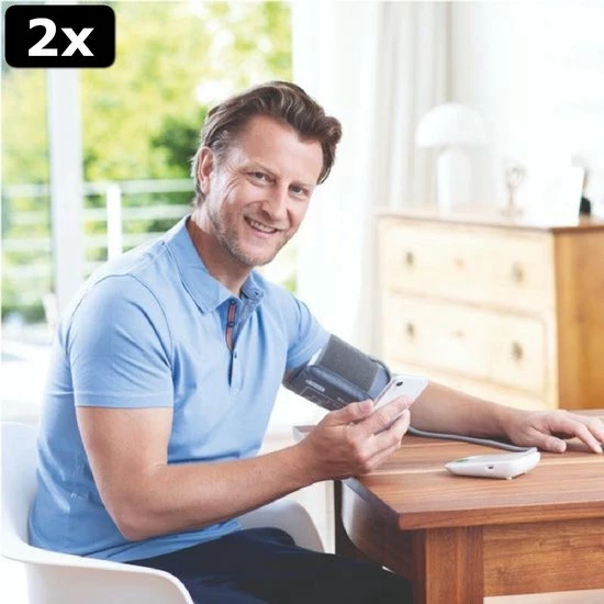 2x Medisana BU 570 Connect Bovenarm Bloeddrukmeter Wit 7 2x Medisana BU 570 Connect Bovenarm Bloeddrukmeter Wit - Afbeelding 5