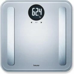 Beurer BF198 - Personenweegschaal Lichaamsanalyse - 180kg - Zilver