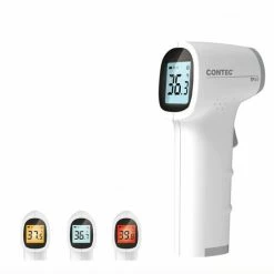 Contec Temz® Digitale Infrarood Koortsthermometer - Voorhoofd Thermometer - Warmtemeter - Thermometer Lichaam - Thermometer Voorhoofd - Koortsthermometer Voor Volwassenen - Baby Thermometer - Digitale Thermometer - Temperatuurmeter - Wit -Silvergear Shop 550x557 2